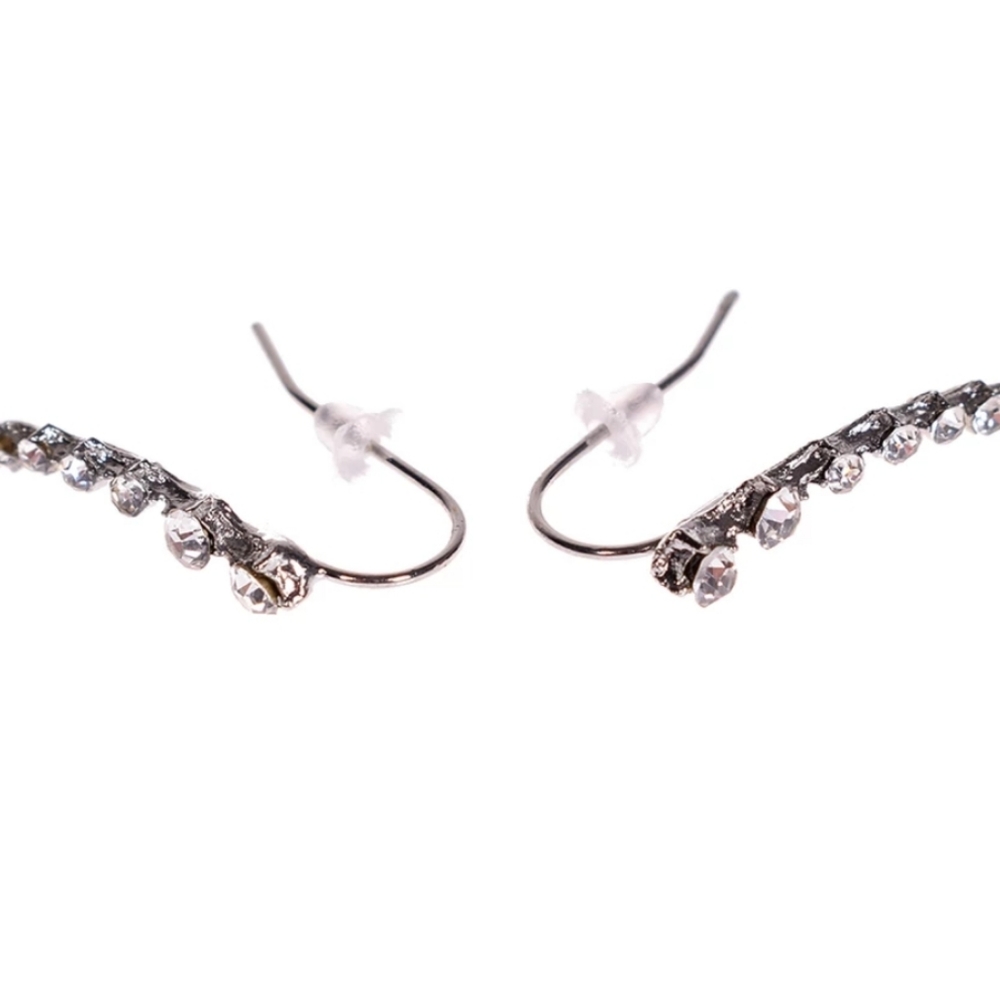 °Becky° Rhinestone Crawler Earrings - Picture 4 of 4